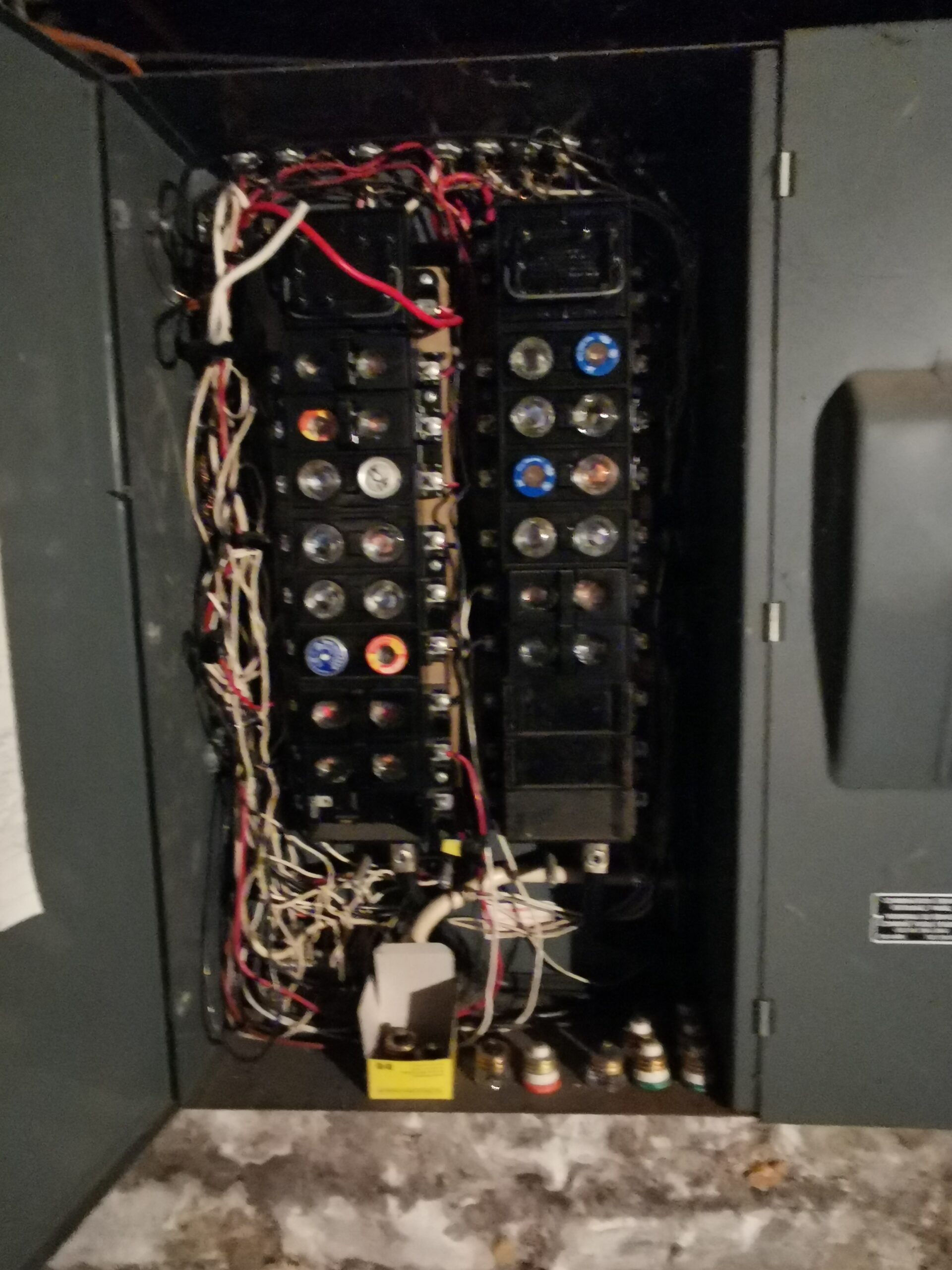 old fuse panel residential before 1